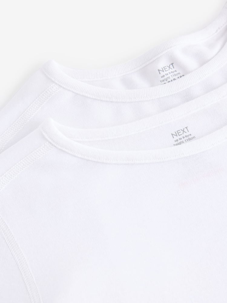 White Kind to Skin T-Shirts 2 Pack (9mths-12yrs) - Image 3 of 3