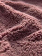 Rose Pink Teddy Borg Jacket - Image 8 of 9