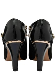 Lotus Black Zip-Up Shoe Boots - Image 3 of 4