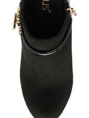 Lotus Black Zip-Up Shoe Boots - Image 4 of 4