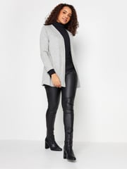 M&Co Grey Plain Cardigan - Image 2 of 4