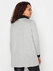M&Co Grey Plain Cardigan - Image 3 of 4