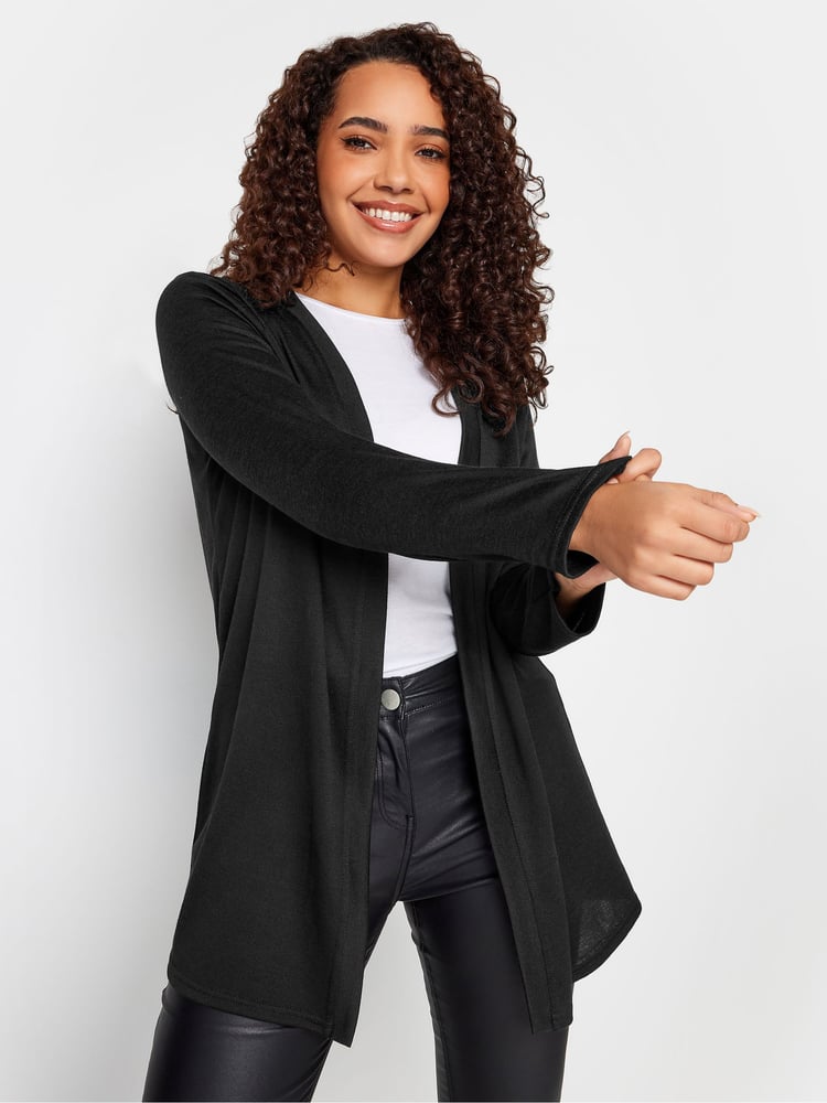 M&Co Black Plain Cardigan - Image 1 of 4