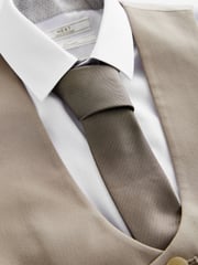 Ecru / Taupe Waistcoat Set (12mths-16yrs) - Image 4 of 5