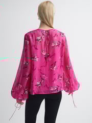 Florere Sheer Floral Top - Image 4 of 5