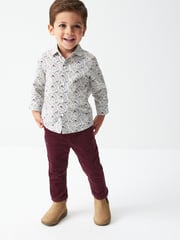 Pink Smart Floral Print Shirt (3mths-7yrs) - Image 2 of 7