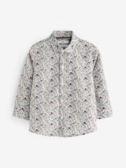 Pink Smart Floral Print Shirt (3mths-7yrs) - Image 5 of 7