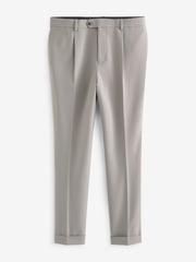 Cement Grey Relaxed Fit Motionflex Stretch Suit Trousers - Image 4 of 7