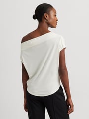 Lauren Ralph Lauren Cream Arlaine Short Sleeve Pullover Polo Shirt - Image 2 of 8