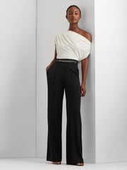 Lauren Ralph Lauren Cream Arlaine Short Sleeve Pullover Polo Shirt - Image 5 of 8