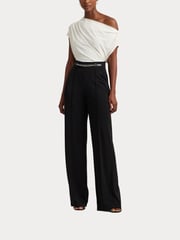 Lauren Ralph Lauren Cream Arlaine Short Sleeve Pullover Polo Shirt - Image 7 of 8
