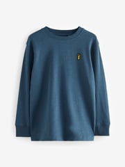 Blue Long Sleeve Cosy T-Shirts 4 Pack (3-16yrs) - Image 3 of 8