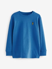 Blue Long Sleeve Cosy T-Shirts 4 Pack (3-16yrs) - Image 4 of 8