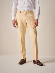 Yellow Slim Fit Motionflex Stretch Suit Trousers - Image 1 of 9