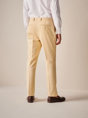 Yellow Slim Fit Motionflex Stretch Suit Trousers - Image 3 of 9