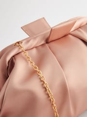 Nude Satin Clutch - Image 7 of 8