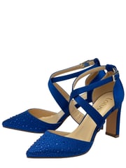 Lotus Blue Diamante Pointed-Toe Court Shoes - Image 2 of 4