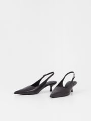 Vagabond Shoemakers Lykke Slingback Kitten Black Heels - Image 2 of 3
