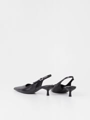 Vagabond Shoemakers Lykke Slingback Kitten Black Heels - Image 3 of 3