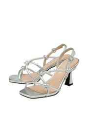 Ravel Silver Open Toe Strappy Sandals - Image 2 of 4