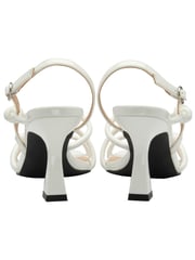 Ravel White Open Toe Strappy Sandals - Image 3 of 4