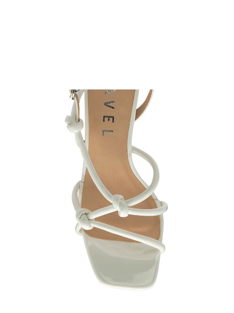 Ravel White Open Toe Strappy Sandals - Image 4 of 4