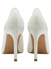 Ravel White Stiletto Heel Court Shoes - Image 3 of 4