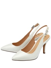Ravel White Slingback Stiletto Court Shoes - Image 2 of 4