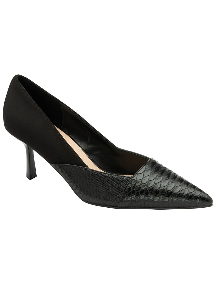Ravel Croc Print Stiletto-Heel Court Shoes - Image 1 of 4