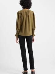 French Connection Crepe V-Neck Blouse - Image 2 of 3