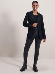 Black Sequin Skinny Trouser - Image 2 of 7