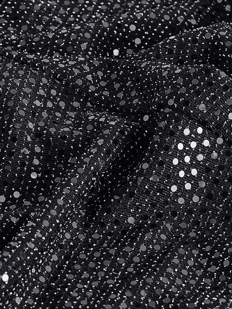 Black Sequin Skinny Trouser - Image 7 of 7
