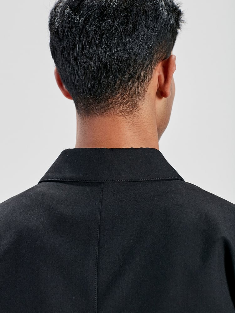 Black Smart Slim Fit Shacket - Image 4 of 4