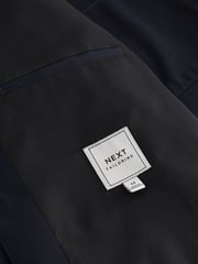 Navy Blue Smart Slim Fit Shacket - Image 10 of 11