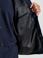 Navy Blue Smart Slim Fit Shacket - Image 5 of 11