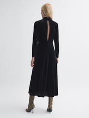 Florere Velvet Midi Dress - Image 4 of 5