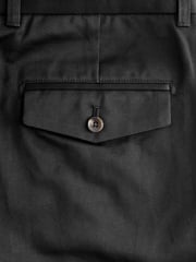 Black Signature Emmetex Italian 100% Cotton Chino Trousers - Image 3 of 4