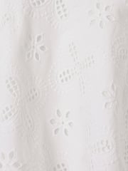 Reiss Ivory Nella 4-9 yrs Cotton Broderie Lace Skirt - Image 7 of 7
