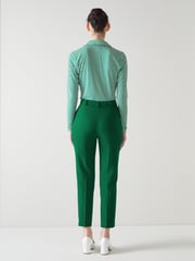 LK Bennett Green Mariner Trousers With Viscose - Image 3 of 6