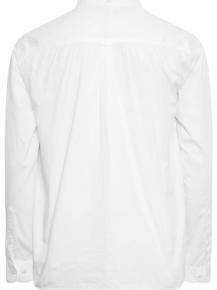 BadRhino Big & Tall White Long Sleeve Poplin Shirt - Image 2 of 2