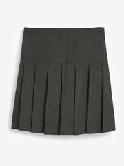 Grey Longer Length Regular Waist Pleated School Skirts 2 Pack (3-16yrs) - Image 2 of 4