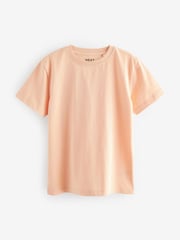 Orange Peach Cotton Short Sleeve T-Shirt (3-16yrs) - Image 1 of 3