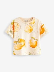 Yellow 100% Cotton Short Sleeve T-Shirt 4 Pack (3mths-7yrs) - Image 2 of 7