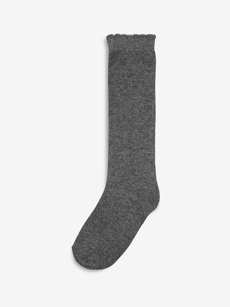 Grey Grey 3 Pack Cotton Rich Knee High School Socks - Image 2 of 3