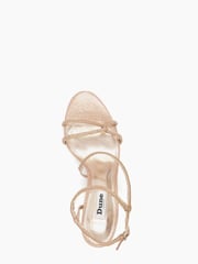 Dune London Gold Wide Fit Majesty's Strappy Sandals - Image 5 of 6