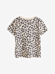 Pink/Stripe/Animal T-Shirts 4 Pack (3-16yrs) - Image 2 of 3