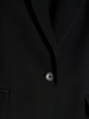 River Island Black Relaxed Fit Roll Sleeve Blazer - Image 5 of 5