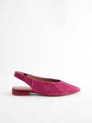 Pink Forever Comfort® Leather Panelled Slingback Shoes - Image 5 of 8