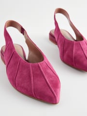 Pink Forever Comfort® Leather Panelled Slingback Shoes - Image 7 of 8