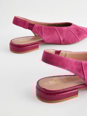 Pink Forever Comfort® Leather Panelled Slingback Shoes - Image 8 of 8